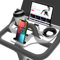 Qsxou Desk Attachment Compatible with Peloton Bike (NOT Bike+) Tray Holder for Phone, Cup, Tablet, Ergonomic Platform Tray Accessories for Peloton Spin Bikes Transparent Acrylic Material