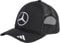 Adidas Unisex Mercedes - AMG Petronas Formula ONE Team Snapback Star Trucker Cap, Black/White, M