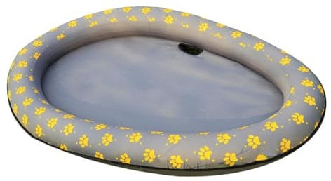 Schwimmendes Floß für Haustiere, Schwimmring für Hunde, aufblasbar, Schwimmring für Pool, niedriges Bett, aufblasbar, Strandspielzeug für Hunde, Katzen