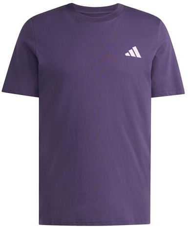 Adidas Herren Mercedes - AMG Petronas Formula ONE Team Premium Woven Graphic Tee Men, Aurora Plum, L