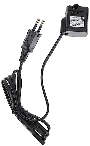 Kleiner Tauchpumpe At-1020 220v-240v 3w Kunststoff Schwarz | 200l/h Förderleistung, 1, 5m Kabel, Wasserzirkulation und Sauerstoffanreicherung für Aquarium und Teich