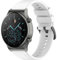 Cinturino Compatibile con Huawei Watch GT2 46mm/GT2 Pro/GT3 46mm/GT3 Pro 46mm, 22mm Silicone Cinturino per Samsung galaxy watch 3 45mm/Galaxy Watch 46mm (Bianco)