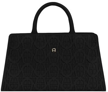Aigner Handtasche Cybill Cut Stretch M, Schwarz