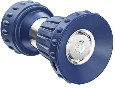 Gralara Boquilla de tipo bombero boquilla de servicio pesado cómoda manguera de fuego boquilla altos flujos para césped limpieza de patio porche regar el