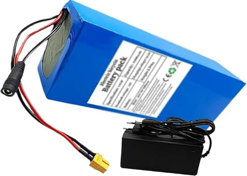 Batterie Lithium-Ion 52 V 45 Ah 14S4P Pour Vélo Électrique, Avec Chargeur Et Carte De Protection BMS, Pour Moteur De Vélo Électrique 200 W, 350 W, 500 W, 800 W, 1&Nbsp;000 W. 52V 45Ah,XT60