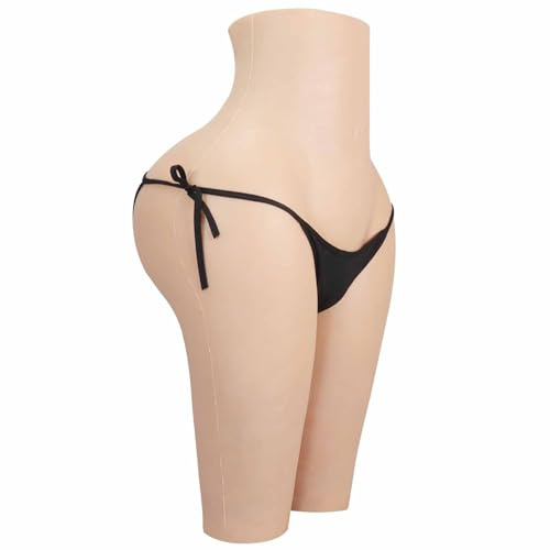 FSYH Silikon-Po-Highlight-Höschen Realistische Sissy-Hüft-Lifter gepolsterte Push-up-Unterwäsche für Crossdresser-Shemale,Bronze,Upgrade