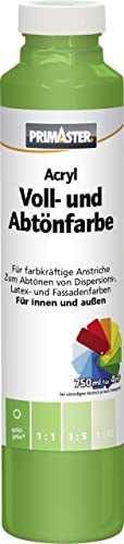 Primaster – Abendessen + Abtönfarbe Apple Grün Matt 750 ml