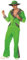 Morph Grünes Pimp Kostüm für Herren, 70er Jahre Vegas Thema, Perfekt für Halloween und Mottopartys, L