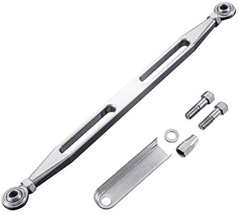 KATUR motocicleta profundo corte CNC articulación del cambio de la calle Ha rley Davi dson Electra Glide tour Trikes 1980-2017 (Plata)