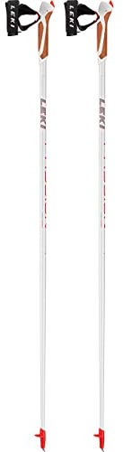 LEKI Unisex – Erwachsene Passion Nordic Walking Stöcke Anthracite-Neon Red 120