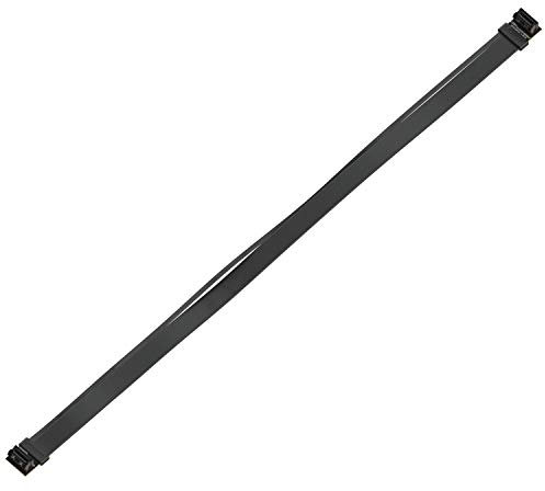 LINKUP - Flexible SLI Bridge GPU Cable Extreme High-speed Technology Premium Shielding 85 ohm Design for NVIDIA GPUs Graphic Cards | NOT compatible with AMD or RTX 2000/3000 GPU - [50cm]