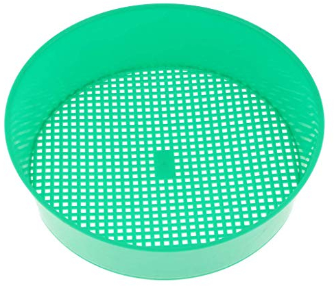 Tenlacum 21cm Dia. 3mm Mesh garden soil sieve riddle riddler sifter aerator compost