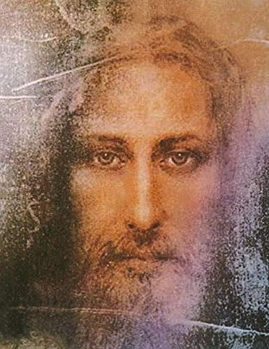 STAMPA-SU-TELA-INTELAIATA.Archivio-Cm_42_X_33-Gesù-Cristo-Volto-sindonico-sacra-Religione-Chiesa-Gesù-Cristo-Viso,-Quadro-su-tela-fine-art-Figurativo,-Canvas-intelaiato-100%cotone-380gr
