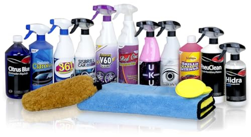 Sisbrill Kit de Limpieza y Detallado Premium