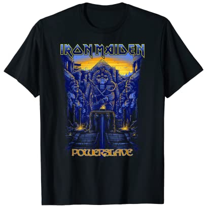 Iron Maiden - Powerslave Rework Dark Ink T-Shirt