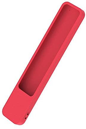 NSGJUYT Custodia per Il Telecomando in Silicone per Sony RMF-TX600U TX600E RMF TX500E Smart TV Voice Voice Protective Cover con Anello (Color : Red)
