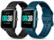 Issinlky Veryfitpro ID205L Armband, 19mm Armband Silikonarmband für GRV FC1 IDW 15 ID205S ID205G ID215G ID216 YM205L Uwatch3 Ufit GT BV205L TE021 SW020 SW021 SW023 Smartwatch