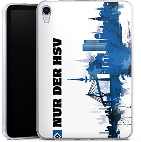 DeinDesign Silikon Hülle kompatibel mit Apple iPad Mini (2021) Case Tablet Hülle HSV Offizielles Lizenzprodukt Hamburger SV
