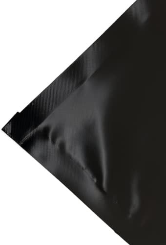 TENDAGGIMANIA Telo PVC Impermeabile Esterno 650 g/m² - Altezza 250 CM- Telone Resistente, Antistrappo, Antipioggia- NERO- Vendita al mezzo metro lineare