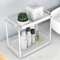 FEILERN 2 Tier Gewürzregal Stehend, Schrankregal Tischregal Küchenregal Organizer Weiß für Kleines Küchenregal Arbeitsplatte, Standregal Badezimmer Aufbewahrung, and Kaffeebar Organize