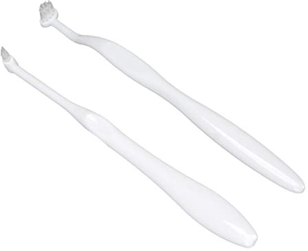 Gesteppte Zahnbürste - Interdental-Mundpflegebürste für Zahnreinigung, Reinigungsbürste für Weisheitszähne, Kieferorthopädische Fleckenreinigungsbürste, Weiß