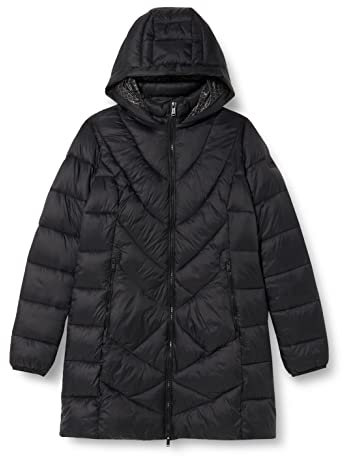 CMP - Damenparka mit abnehmbarer Kapuze, Schwarz, D36