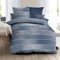 Kaeppel Mako-Satin Bettwäsche Timeless blau, 1 Bettbezug 135 x 200 cm + 1 Kissenbezug 80 x 80 cm