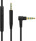 QC35 Mic Cable Compatible with Bose QC25, QC35, QC35 II, QC45, OE2, SoundLink, SoundTrue, for JBL Tune 710BT, 660NC, 760NC Headphones with in Line Mic Volume Control, 4.9ft