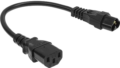 ACT C6 auf C13 Stromkabel 0,2m, C6 Stecker 3-Polig auf C13 Buchse Netzkabel – AK5247