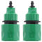 eMagTech 2pcs Tuyau d'eau de Jardin Connecteur Rapide Adaptateur Micro Irrigation Adaptateur à Sens Unique Connecteur de Robinet Raccord pour Tuyau 8/11mm 4/7mm Système d'irrigation de Jardin