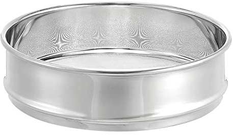 PATIKIL 35 Mesh Lab Sieve, 8 Diameter Test Sieve 304 Stainless Steel Wire Cloth (0.5mm) for Industrial Laboratory