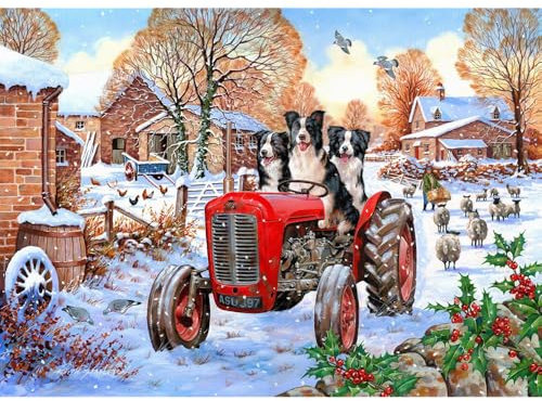 The House of Puzzles - Beau, Belle & Bramble Puzzle - 1000 Teile Puzzles für Erwachsene, Künstler illustriert, malerische Landschaft, Deluxe-Puzzle-Geschenke