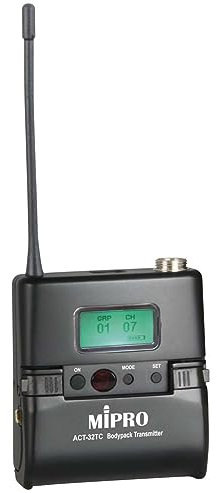 Mipro ACT-32TC - Trasmettitore tascabile analogico UHF con batteria