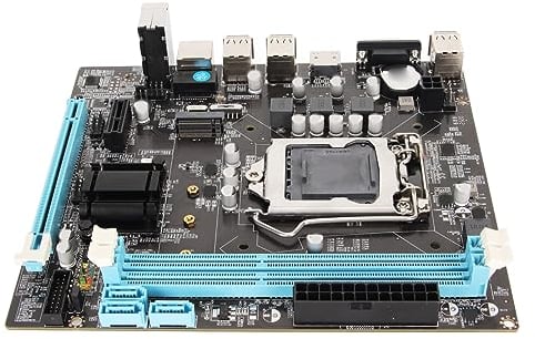 Desktop Motherboard, Micro ATX Gaming Motherboard, LGA 1155 I3/I5/I7 Motherboards, Dual Channel DDR3, M.2 NVMe NGFF, PCIe, HDMI VGA Ouput, USB 2.0, 10/100Mbps LAN, 3 Phase Power