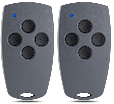 Lot de 2 émetteurs manuels de Rechange pour Marantec Digital 212-433 211-433 221-433 - Compatible avec Marantec d313 382 384 d302 d304 433