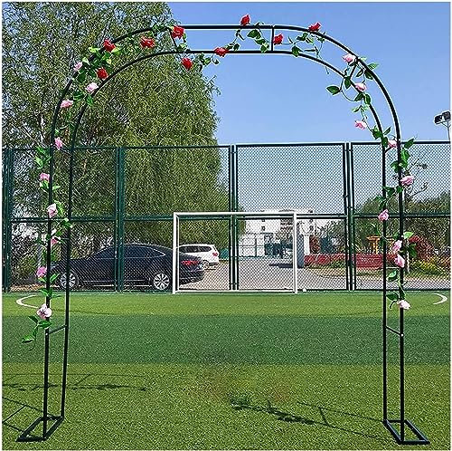 GueTTO Rankgitter Verzinkt Rosenbogen Metall Torbogen Rankhilfe Für Kletterrosen Und Clematis Rosenspalier Gartenbogen Stabiles Rosengestell Rostfrei Rankenbogen,W350*H220cm