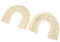 TYCIONG Rattan-Wanddekoration, Wandbehang Babyzimmer, Kinderzimmer, Wohnzimmer, Kinderzimmer, Mädchen, Schlafzimmer, Dekoration, 2 Stück