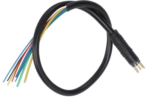 Alomejor 9 Pin Electric Scooter Motor Wire, Electric Bike Waterproof Copper Core High Sensitivity Motor Cable