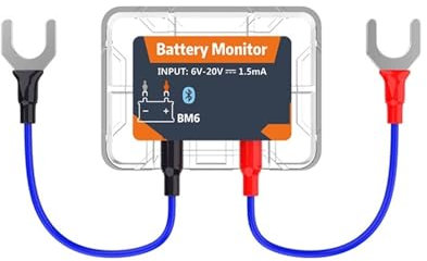 nmbhus Wireless Bluetooth 4.0 12V Battery Monitory BM6 With Car Battery Health Check Monitoring Battery Tester
