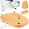 Planche coulissante pour Thermomix TM6 TM5, en bois de hêtre, pour TM6 TM5 - Se déplace facilement - Compatible avec espace supplémentaire pour cuillère (non incluse)