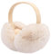 VUCDXOP Ohrenschützer Damen Winter Ohrenwärmer Abnehmbar Waschbar Plüsch Warmhalte Ohrenmuscheln Faltbare Earmuffs für Damen, Beige