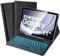 SOPPY Backlit Keyboard Case for Samsung Galaxy Tab A9+ / A9 Plus 11 Inch 2023 (SM-X210/X215/X216/X218), 7-Color Backlight, Slim Cover with Detachable Wireless Keyboard for Galaxy Tab A9 Plus, Black