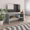 Sufrk Meuble TV en contreplaqué gris béton 80 x 40 x 40 cm Meubles de salon modernes
