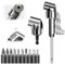 105° Winkelschrauber Vorsatz Adapter, 2024 Corner Tool Screw Hub with Multi-function Bend Screwdriver Bit, 1/4-Zoll Sechskantschaft Winkelgetriebe für Garage Bauarbeiter (lang + kurz)