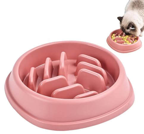 Comedero lento para cuencos de comida para perros, comedero lento para cuencos para perros - Platos de laberinto para comer lentamente para mascotas,Platos antideslizantes para perros con laberinto de