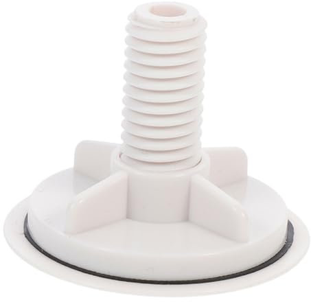 Hemobllo Tapa del fregadero decorativa tapa del orificio del grifo tapa del agujero de plástico tapones agujero fregadero accesorios para fregaderos de cocina cubre agujero lavabo blanco abdominales