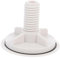 Hemobllo Tapa del fregadero decorativa tapa del orificio del grifo tapa del agujero de plástico tapones agujero fregadero accesorios para fregaderos de cocina cubre agujero lavabo blanco abdominales