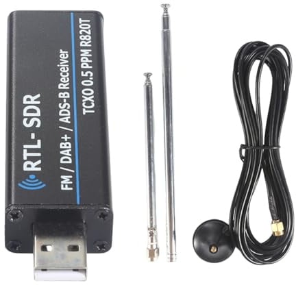 Tuesoa Shortwave Radio Air Band Empfänger RTL SDR Empfänger PCB USB RTL-SDR Multifunktionskonverter Empfänger