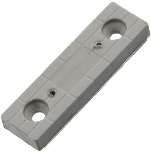 AERZETIX - K38204 - Satz von 20 Gleiter, Möbelfüße 54 mm zum anschrauben, rechteckig | aus Kunststoff | Farbe grau | Tisch, Schrank, kommode, Schrank, Bett, keil, Schutz, böden