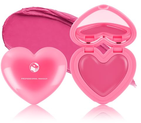 Erinde Creme Blush, Multifunktionaler Makeup Rouge in Cremeform für Augen, Wangen und Lippen, Hochpigmentiert für einen Natürlichen und Frischen Look, Mit Spiegel, Ideal für Unterwegs #05